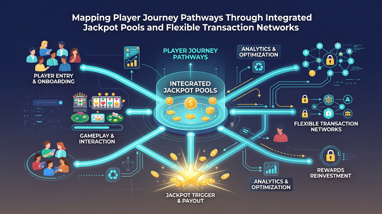 Darstellung flexibler Transaktionsnetzwerke und deren Integration in Jackpot-Pools moderner Gaming-Plattformen
