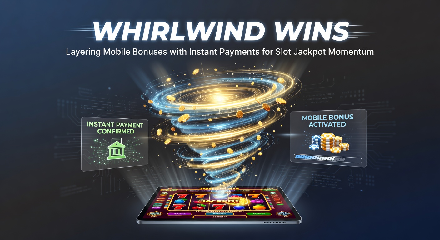 Smartphone mit Slot-Symbolen und Blitz-Zahlungen, das mobile Boni und Jackpots darstellt
